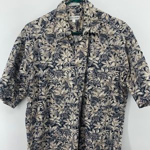 Mens Pierre Cardin Button Down Shirt (Hawaiian)